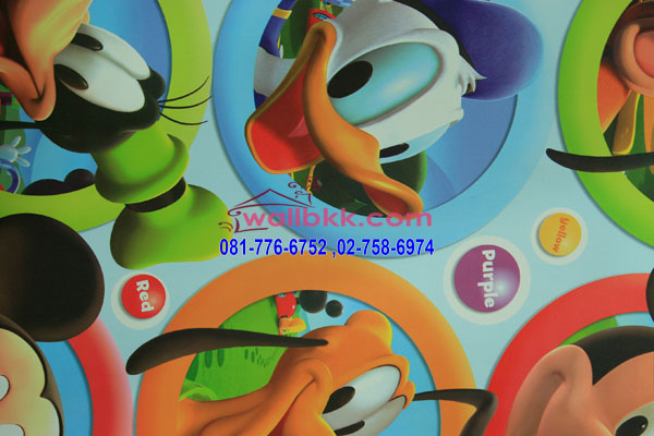 MWL12-40 ซื้อขายวอลเปเปอร์ลายการ์ตูน Mickey Mouse Disney