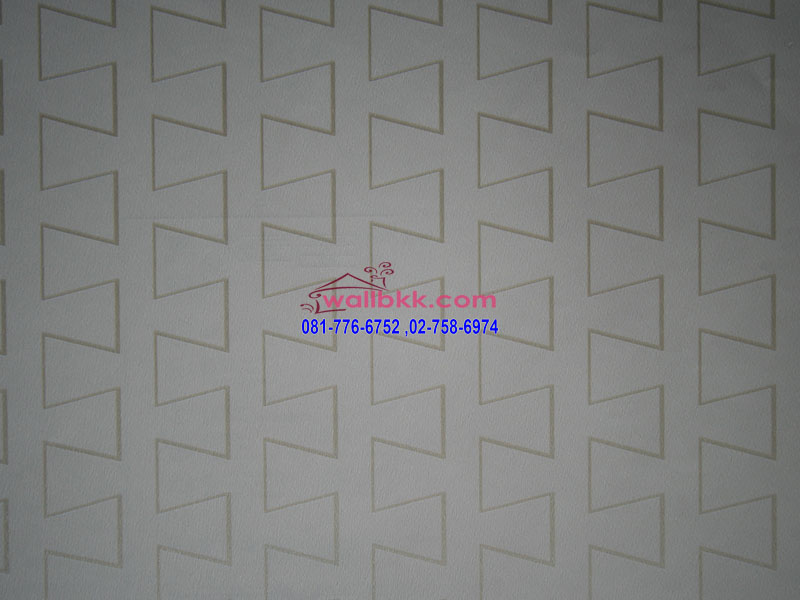  MPS16-089 wallpaper ลายสี่เหลี่ยมคางหมูโทนสีเทา