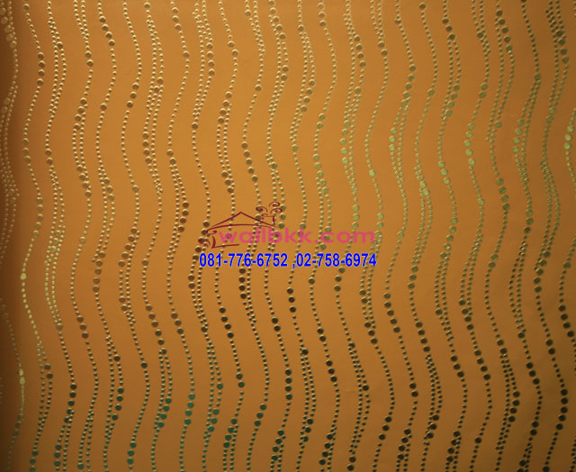 SRG12-14 wallpaperติดห้องลายจุดสีทองเงาวาว