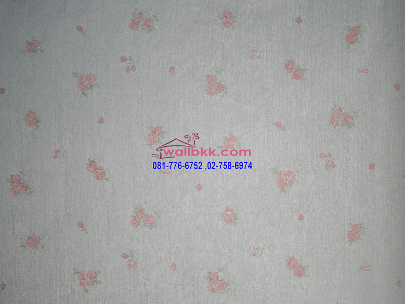 SVS12-43-wallpaper-ลายช่อดอกไม้เล็กๆ-สีชมพูอ่อน