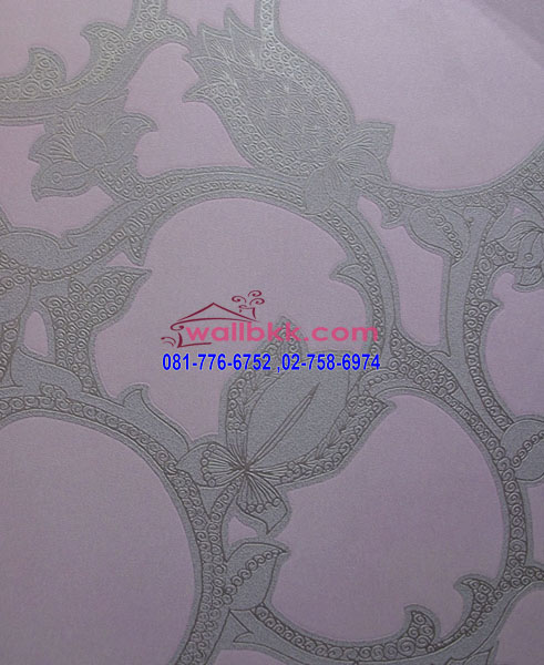 MDD45-013-wallpaper-ติดผนังสไตล์-retroลายวงกลมพื้นสีม่วง